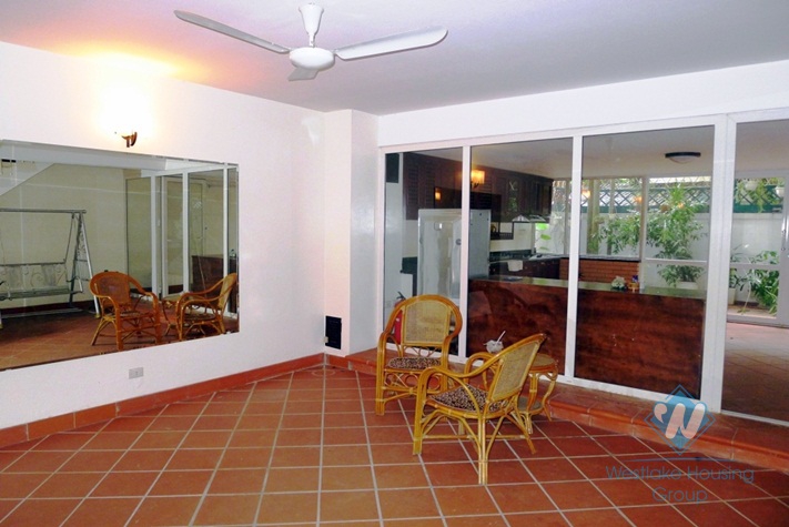 Beautiful house for rent in Dang Thai Mai Street, Tay Ho, Hanoi